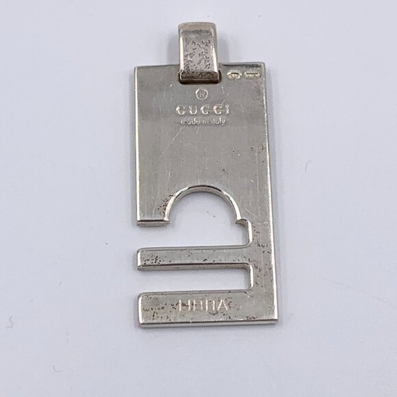 Authentic GUCCI Silver 925 Libra Pendant - Picture 2 of 9
